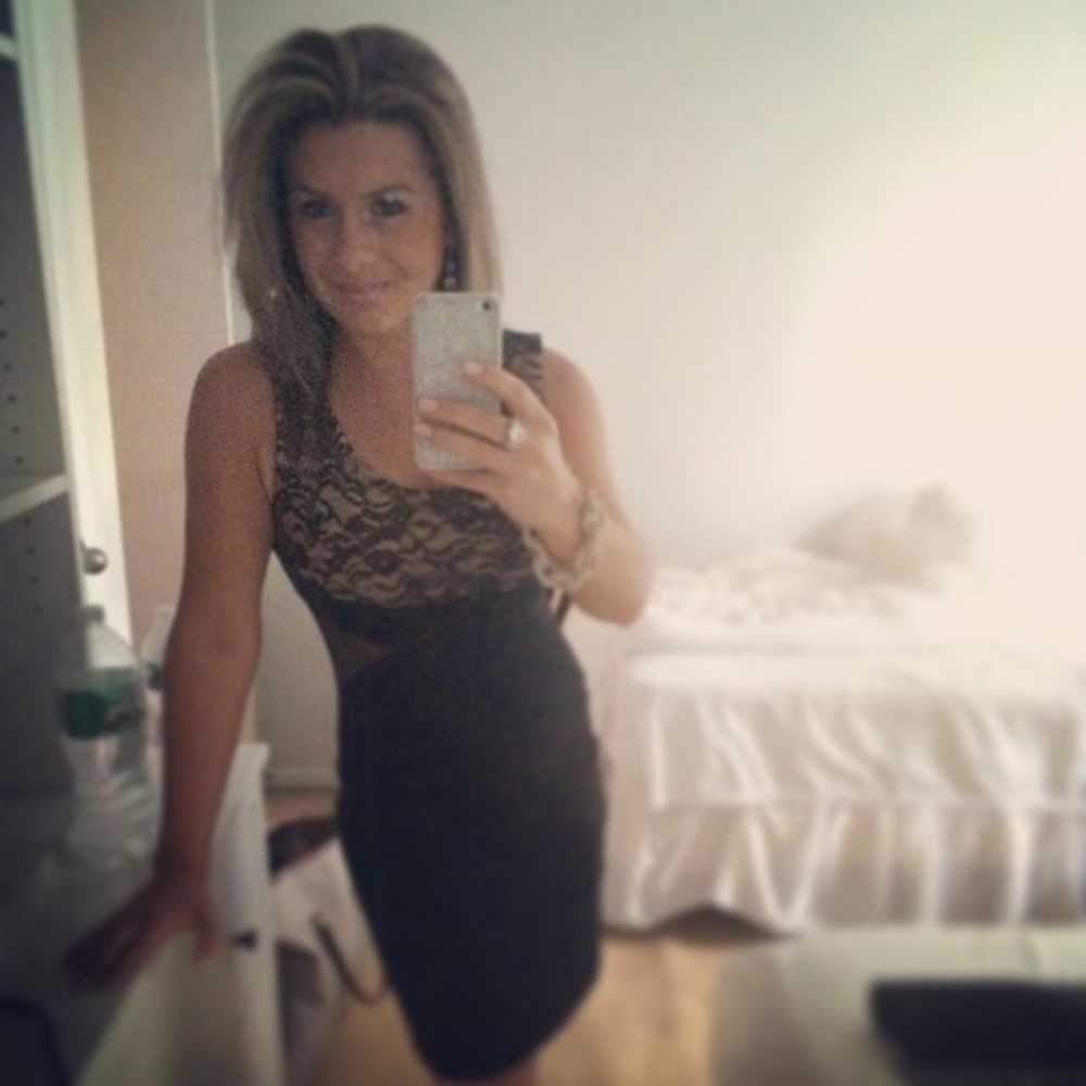 Black Bodycon Mini Dress
